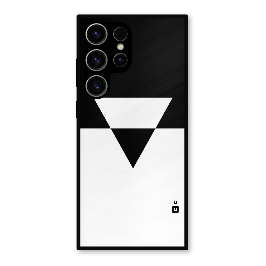 Minimal Triangle Metal Back Case for Galaxy S23 Ultra