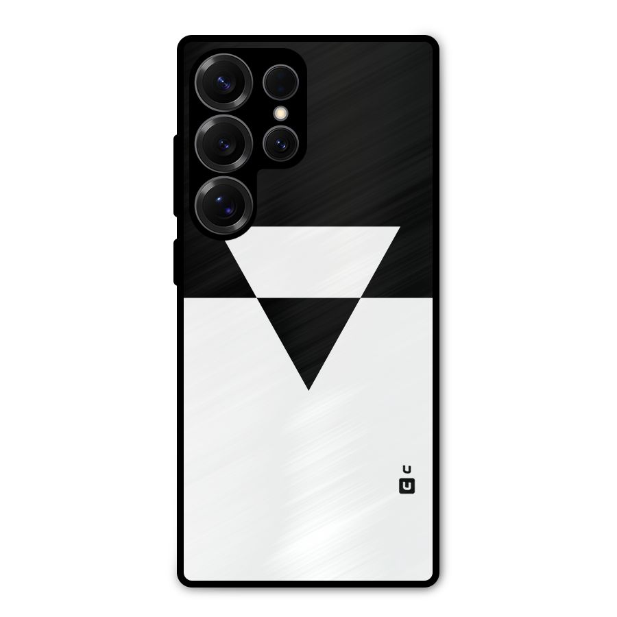Minimal Triangle Metal Back Case for Galaxy S25 Ultra