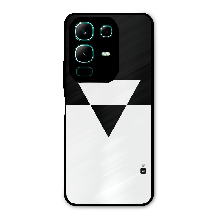 Minimal Triangle Metal Back Case for Infinix Note 50x