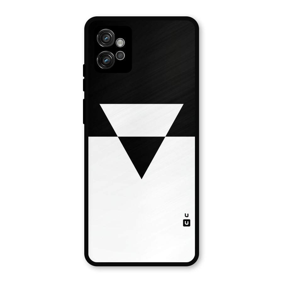 Minimal Triangle Metal Back Case for Moto G32