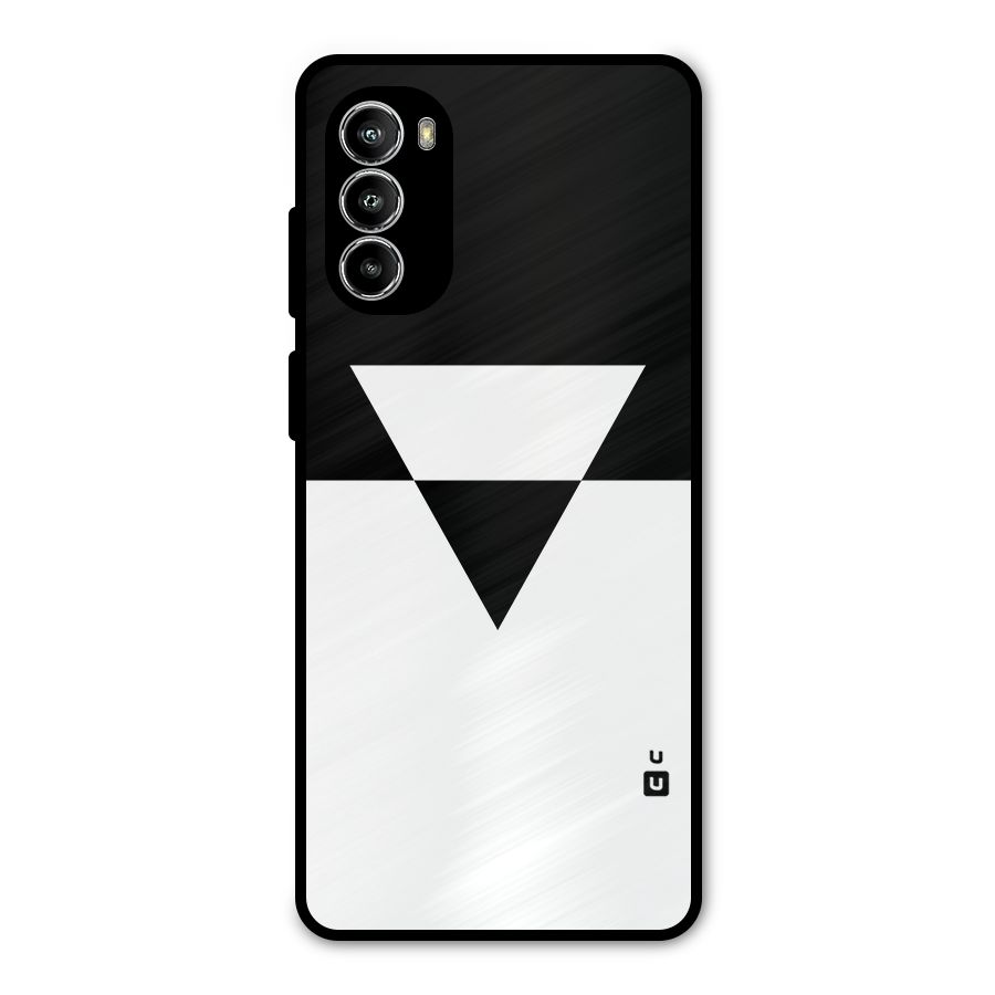 Minimal Triangle Metal Back Case for Moto G52