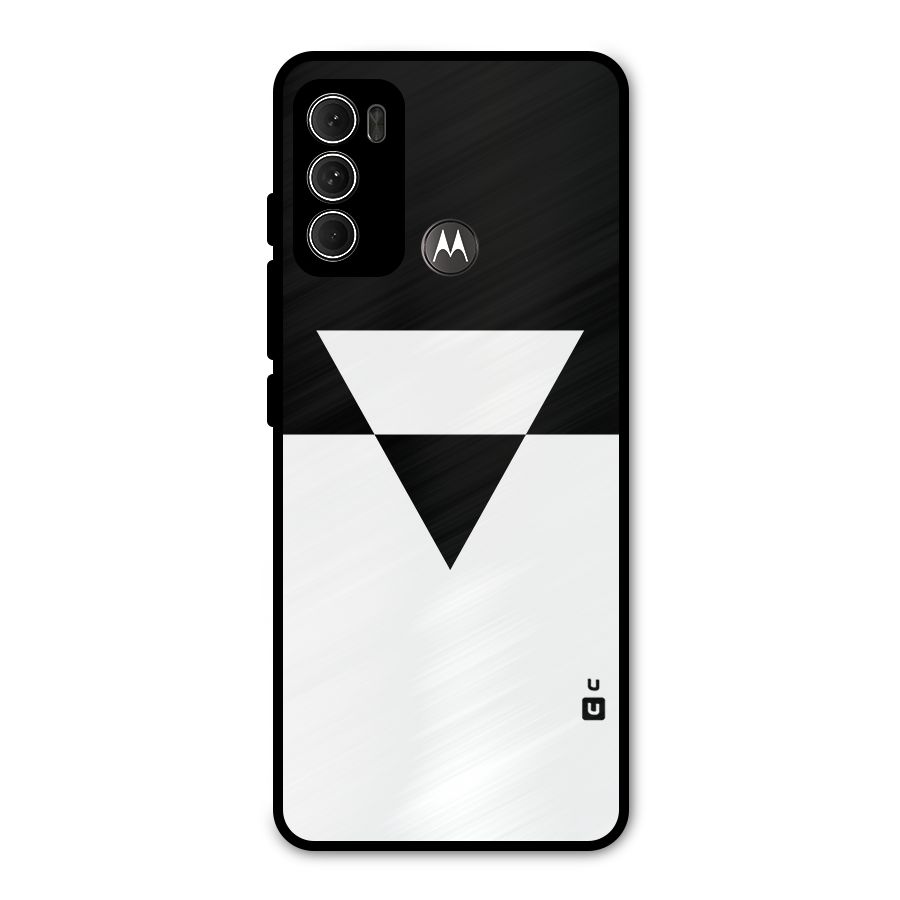 Minimal Triangle Metal Back Case for Moto G60