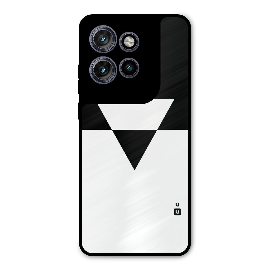 Minimal Triangle Metal Back Case for Motorola Edge 50 Neo