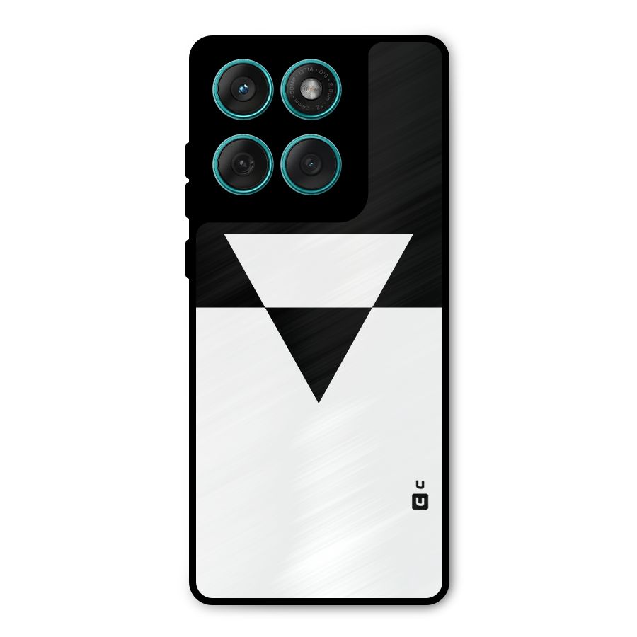 Minimal Triangle Metal Back Case for Motorola Edge 60