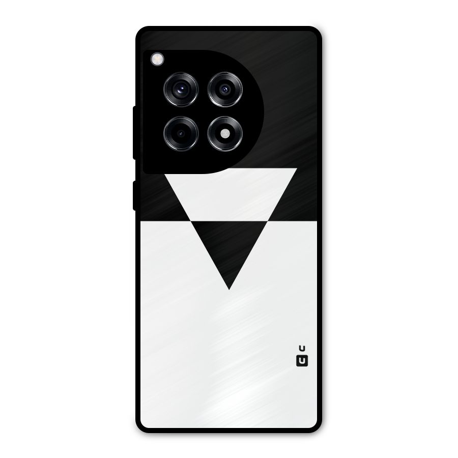 Minimal Triangle Metal Back Case for OnePlus 12R