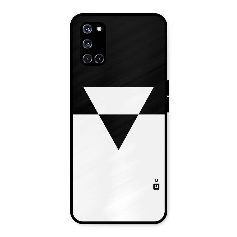 Minimal Triangle Metal Back Case for Oppo A52