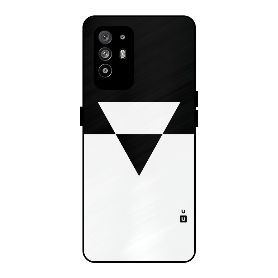 Minimal Triangle Metal Back Case for Oppo F19 Pro Plus 5G