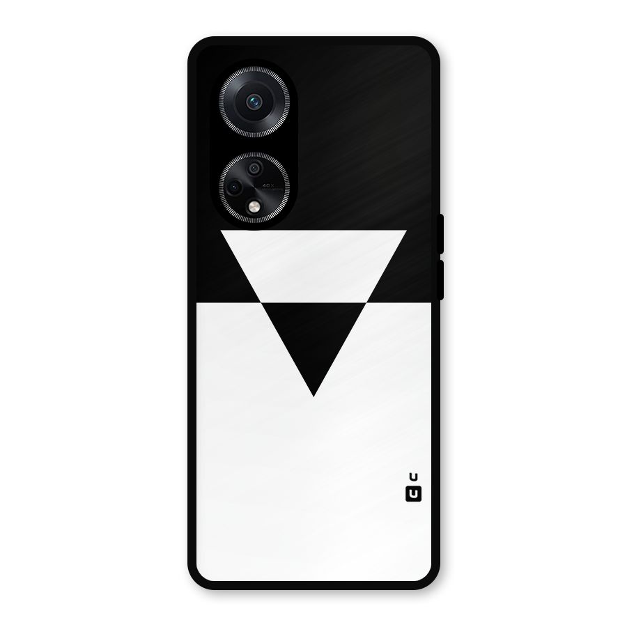 Minimal Triangle Metal Back Case for Oppo F23