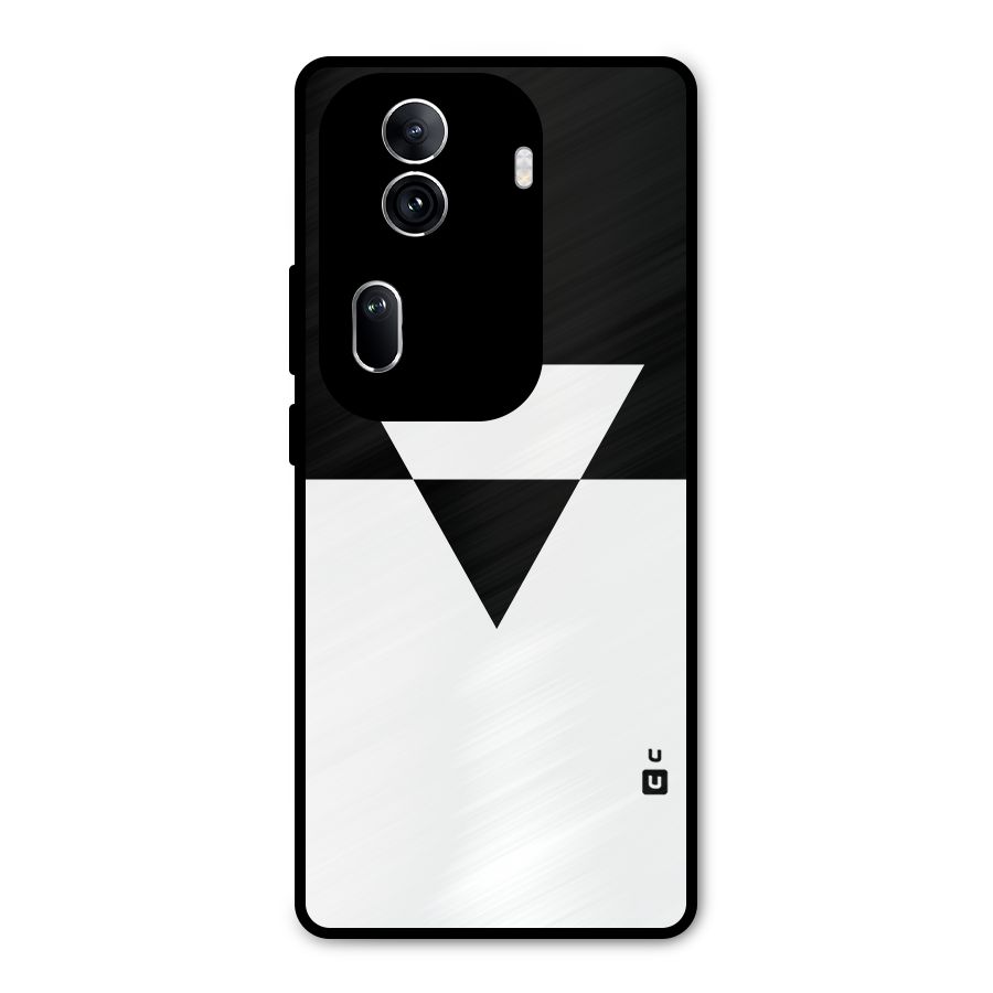 Minimal Triangle Metal Back Case for Oppo Reno11 Pro 5G