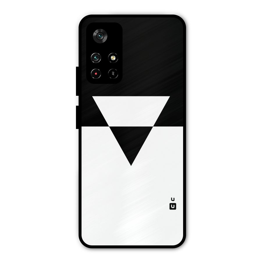 Minimal Triangle Metal Back Case for Poco M4 Pro 5G