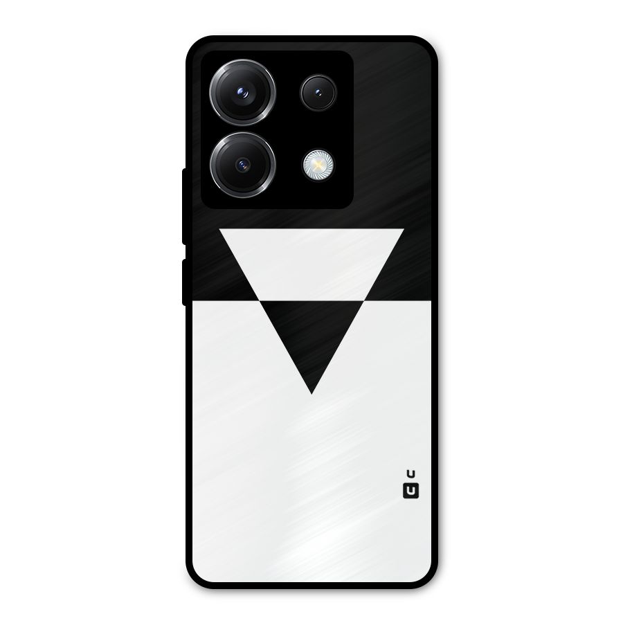 Minimal Triangle Metal Back Case for Poco X6
