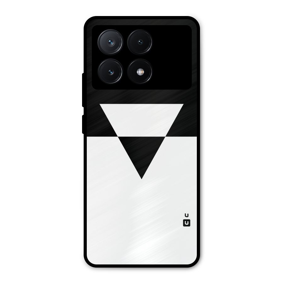 Minimal Triangle Metal Back Case for Poco X6 Pro
