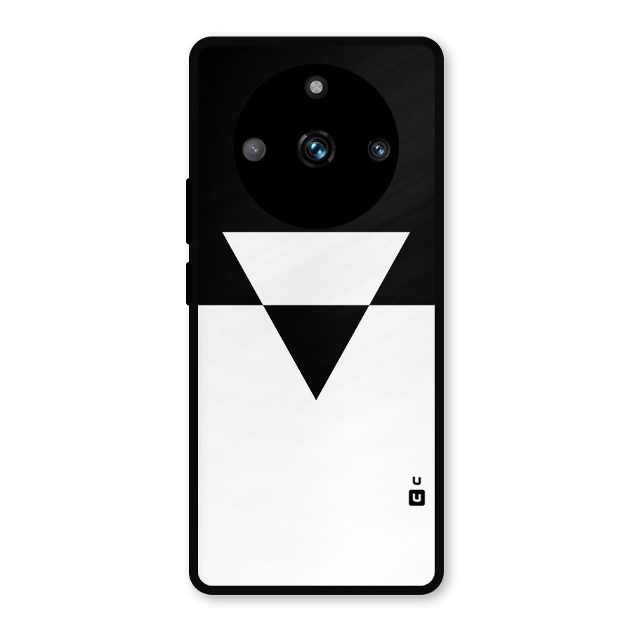 Minimal Triangle Metal Back Case for Realme 11 Pro