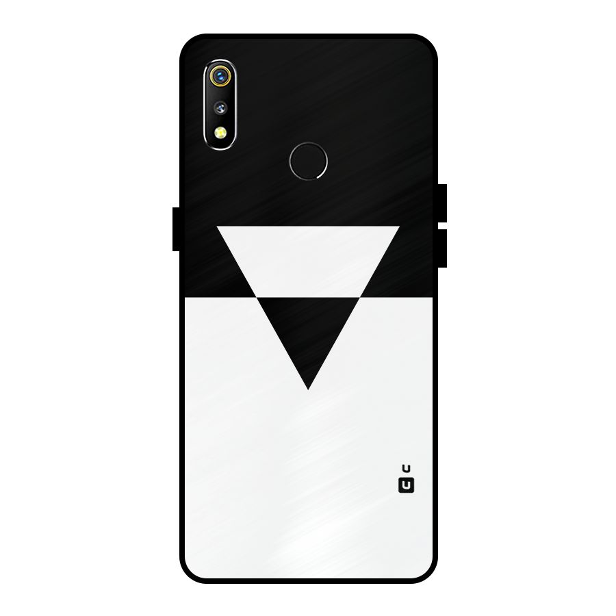 Minimal Triangle Metal Back Case for Realme 3i