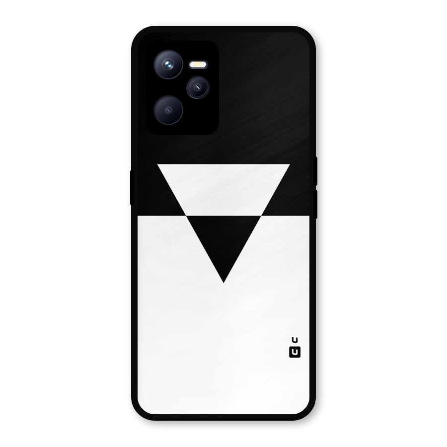 Minimal Triangle Metal Back Case for Realme C35