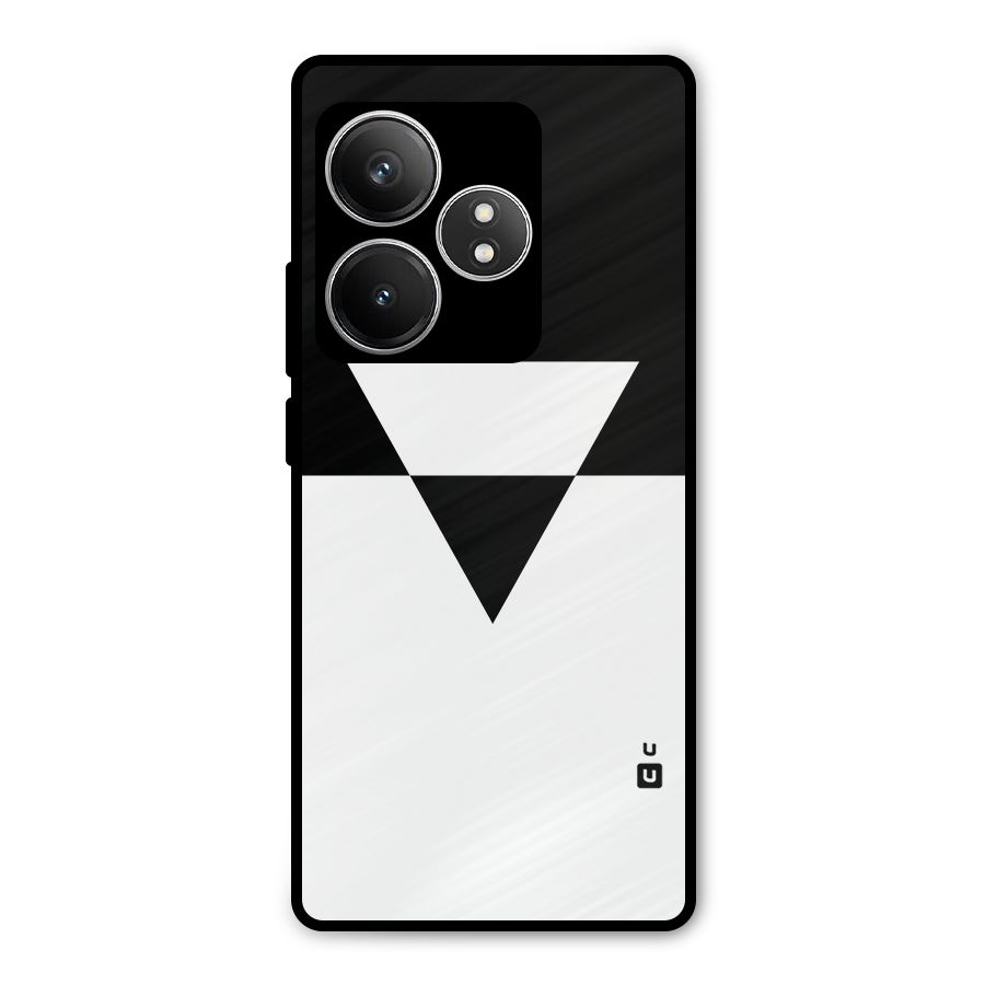 Minimal Triangle Metal Back Case for Realme GT 6T