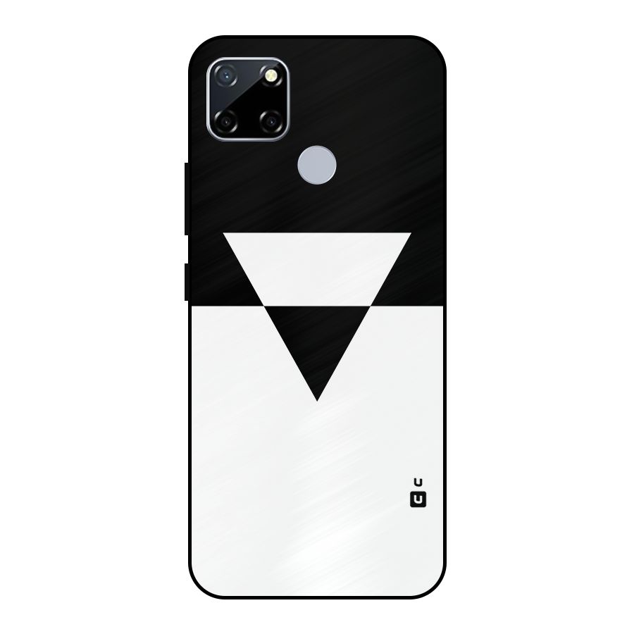 Minimal Triangle Metal Back Case for Realme Narzo 30A