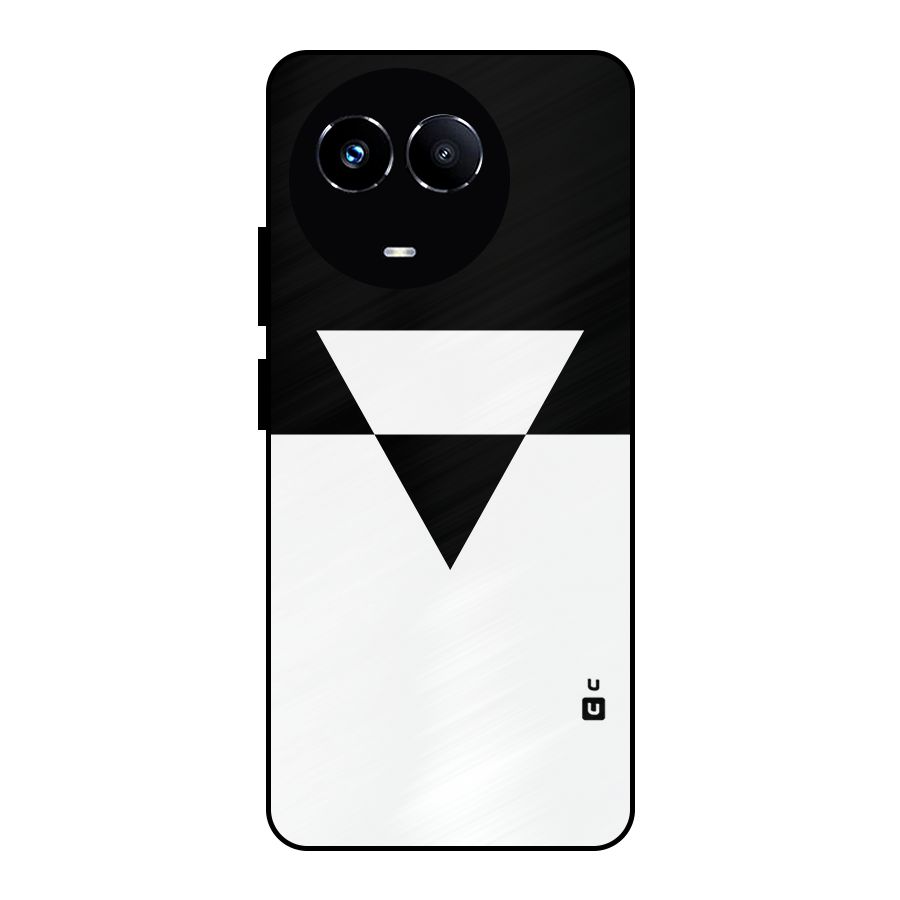Minimal Triangle Metal Back Case for Realme Narzo 60X