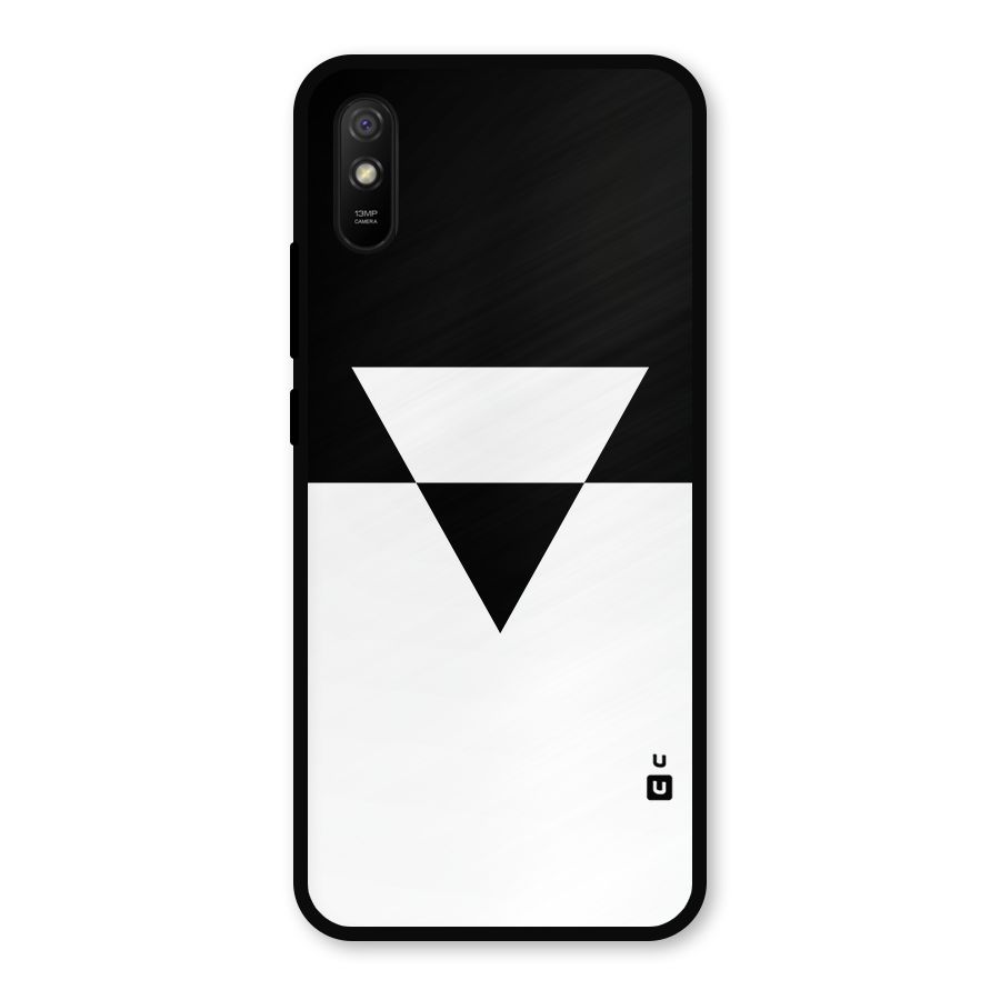 Minimal Triangle Metal Back Case for Redmi 9a