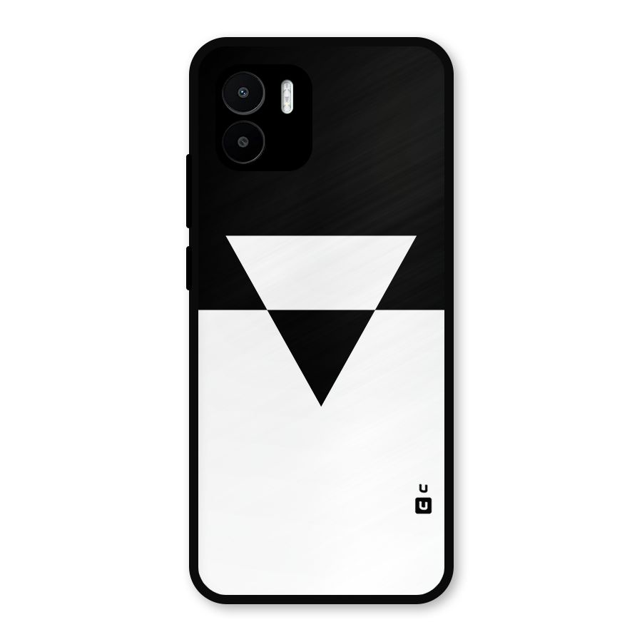 Minimal Triangle Metal Back Case for Redmi A1