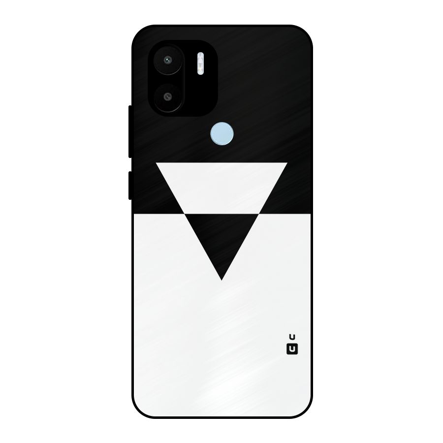 Minimal Triangle Metal Back Case for Redmi A2+