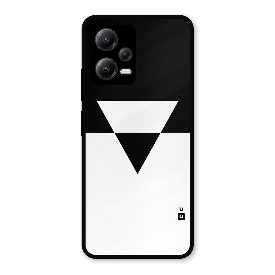 Minimal Triangle Metal Back Case for Redmi Note 12 5G