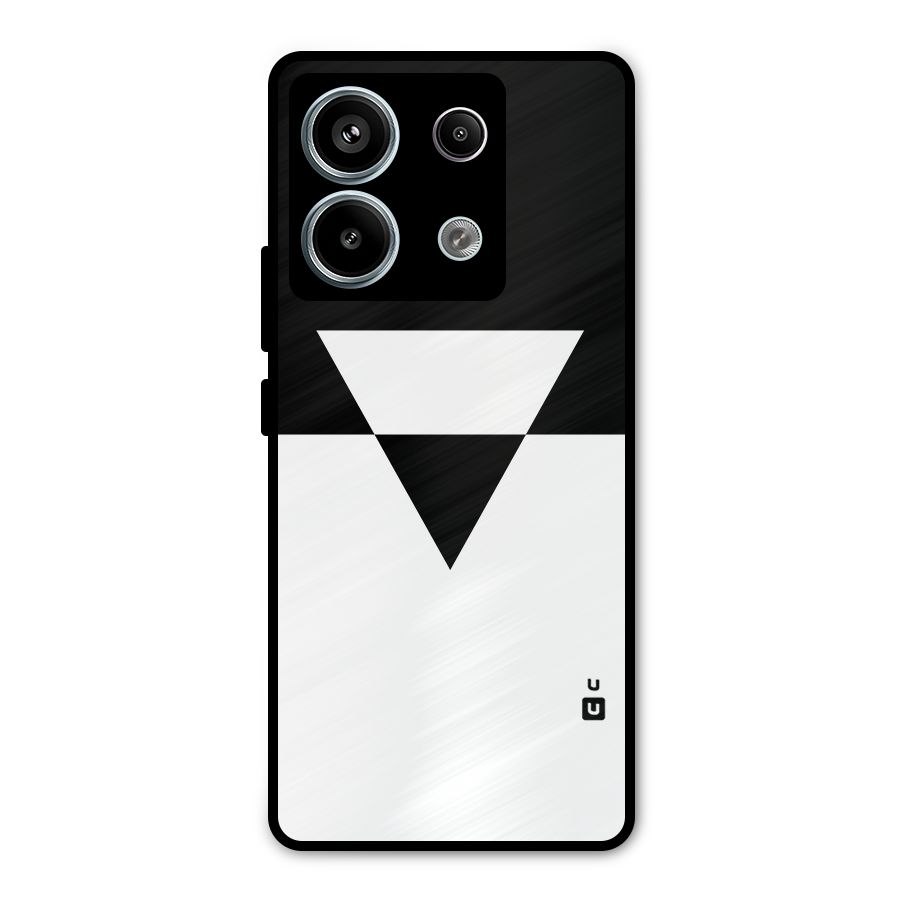 Minimal Triangle Metal Back Case for Redmi Note 13 Pro 5G