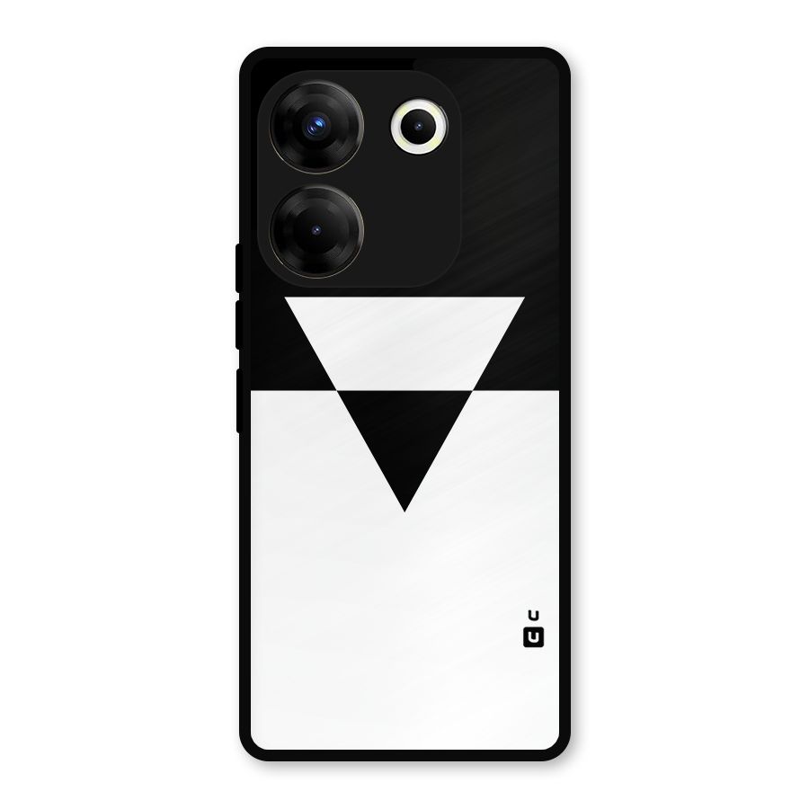 Minimal Triangle Metal Back Case for Tecno Camon 20