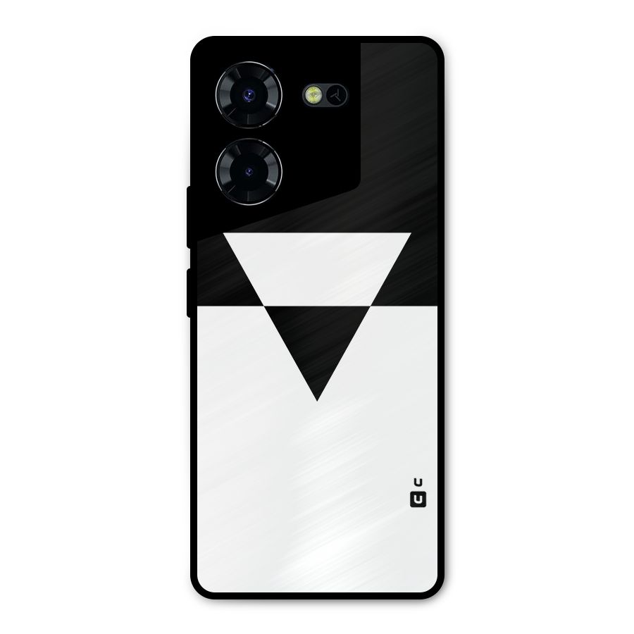 Minimal Triangle Metal Back Case for Tecno Pova 5 Pro 5G