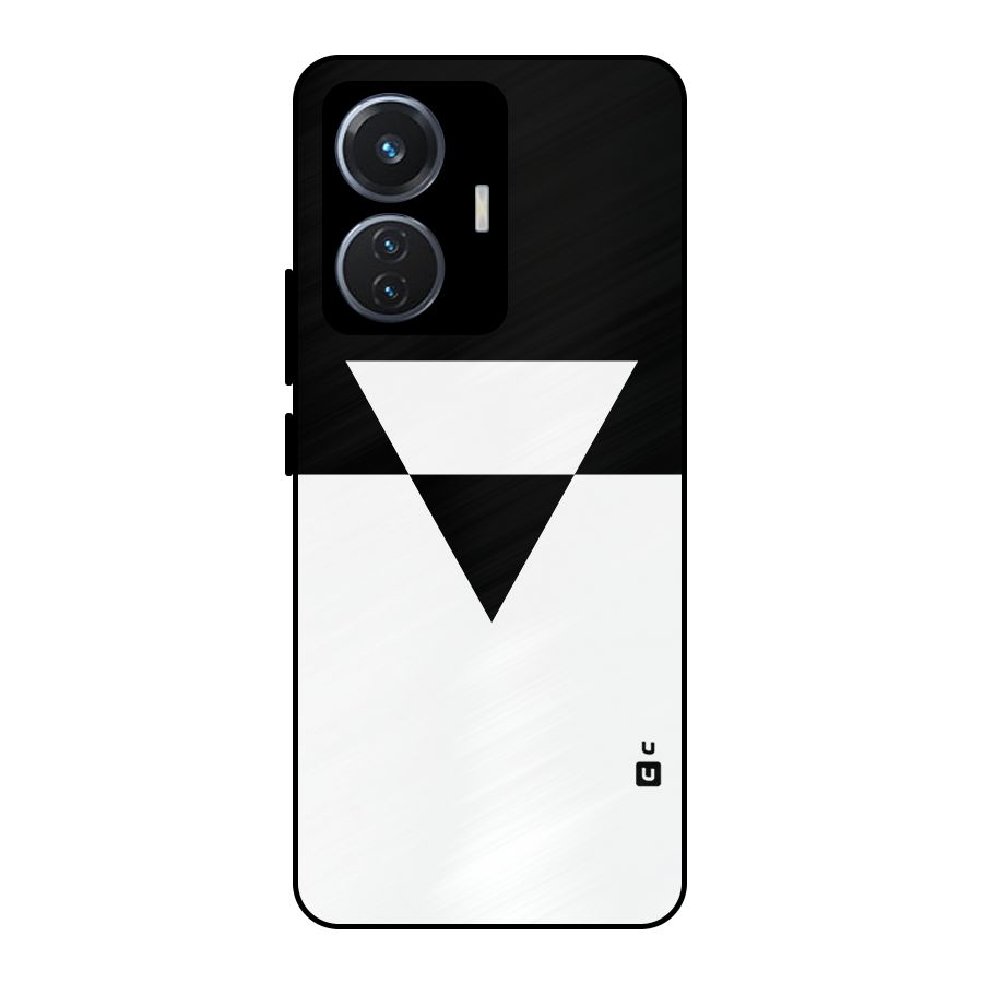 Minimal Triangle Metal Back Case for Vivo T1 44W