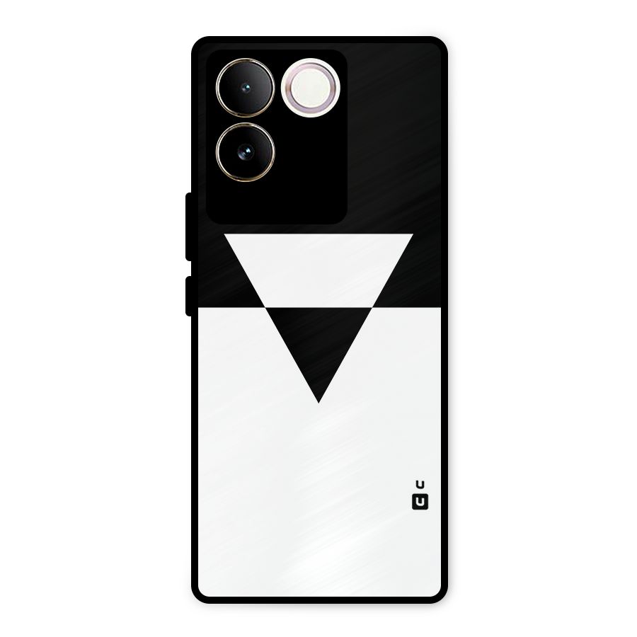 Minimal Triangle Metal Back Case for Vivo T2 Pro