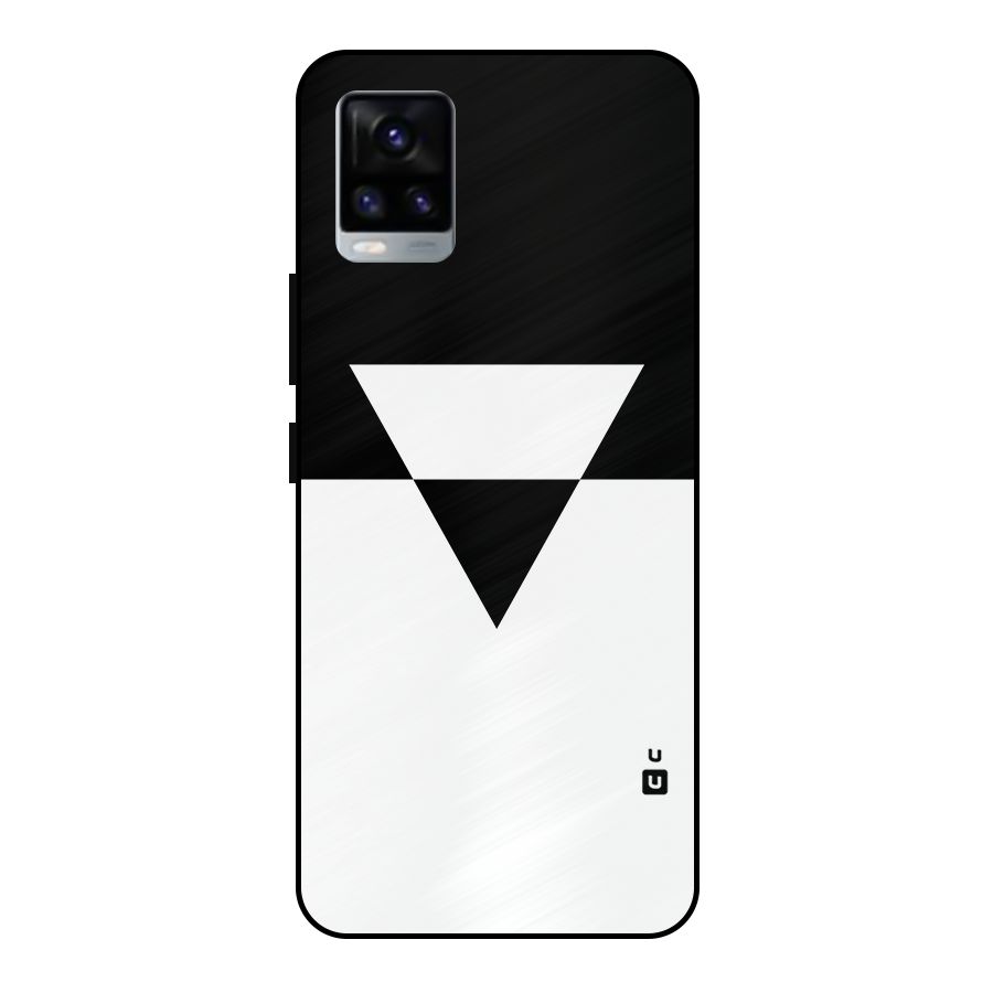 Minimal Triangle Metal Back Case for Vivo V20 2021