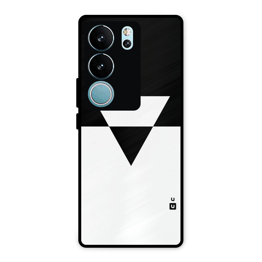 Minimal Triangle Metal Back Case for Vivo V29 Pro