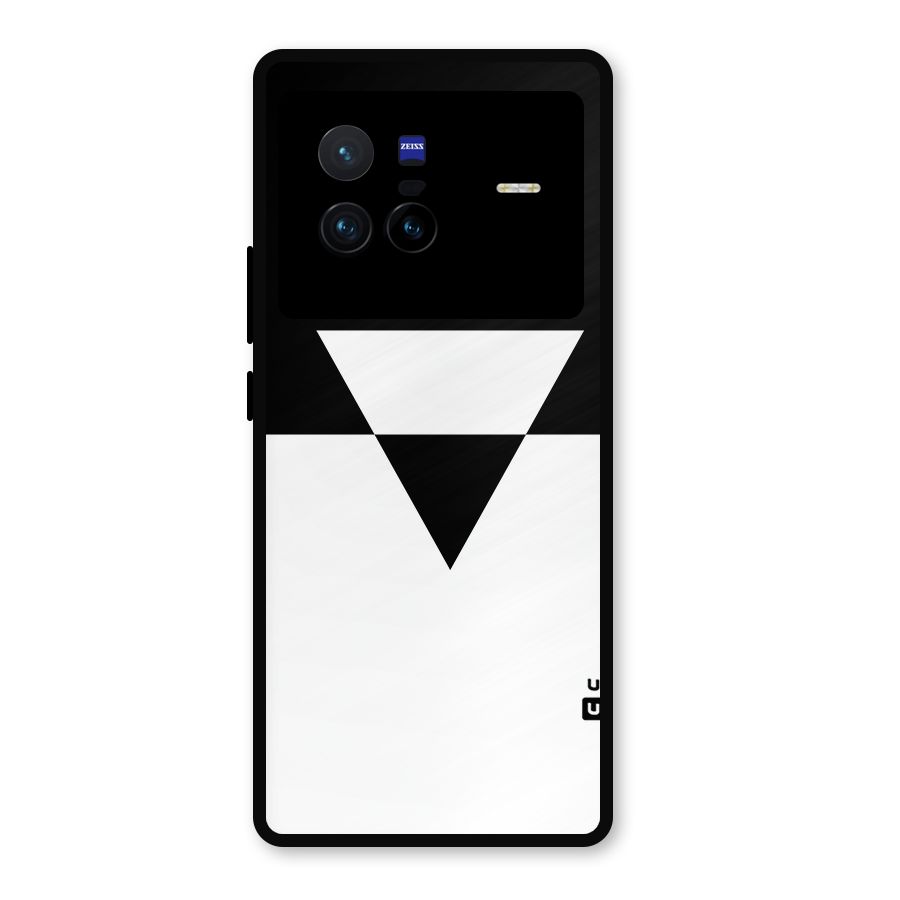 Minimal Triangle Metal Back Case for Vivo X80