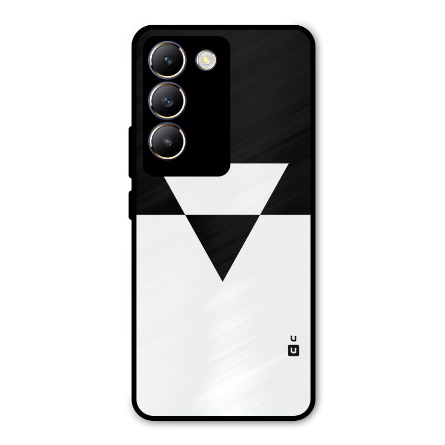 Minimal Triangle Metal Back Case for Vivo Y200e