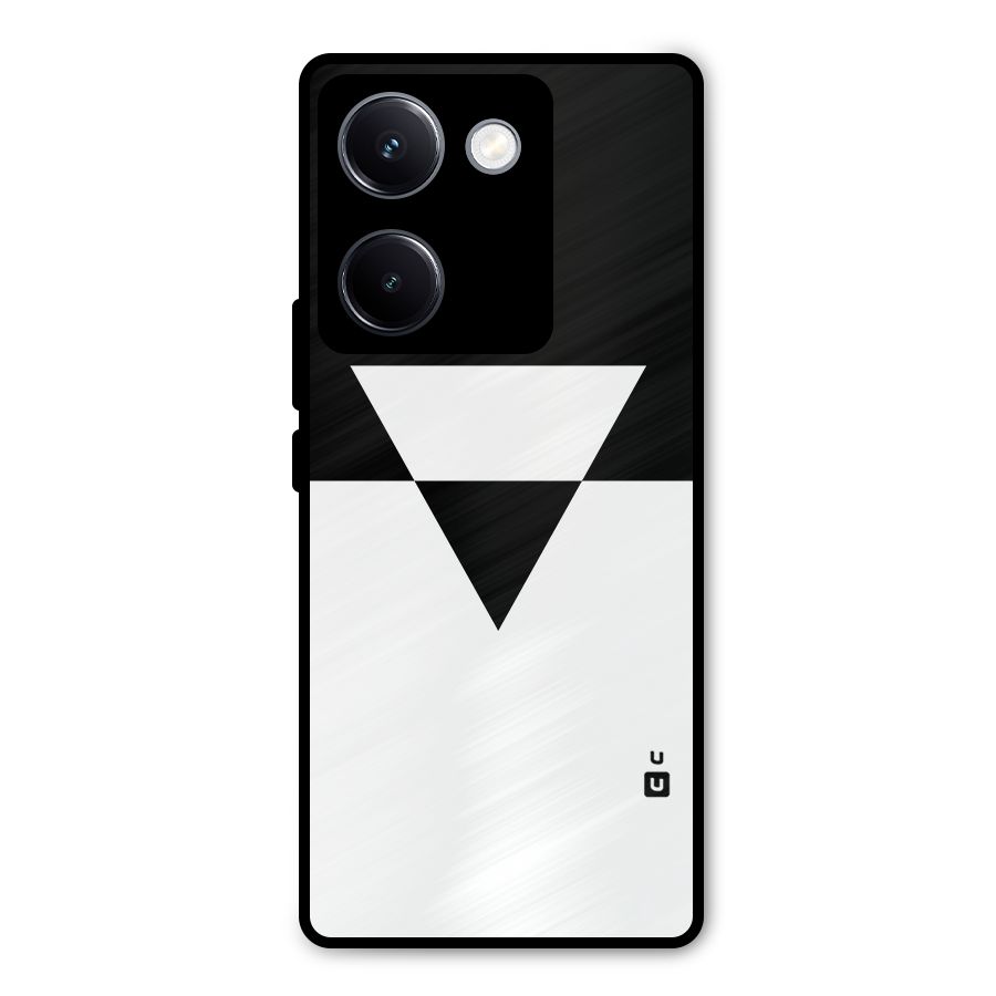 Minimal Triangle Metal Back Case for Vivo Y300 Plus