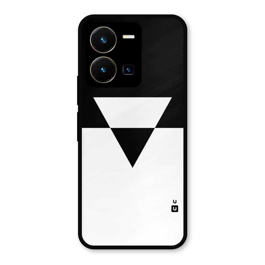 Minimal Triangle Metal Back Case for Vivo Y35