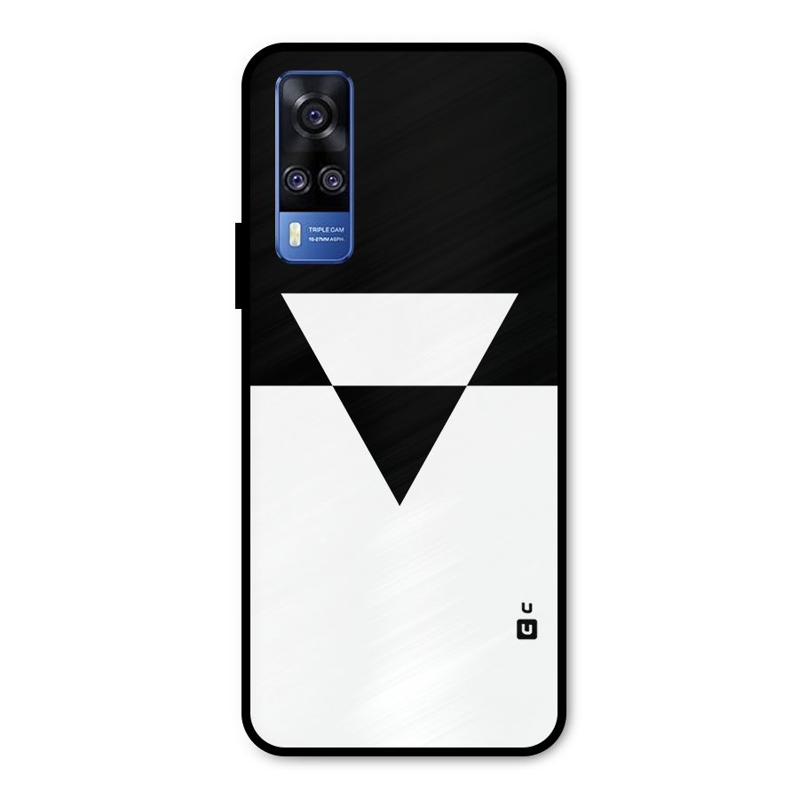 Minimal Triangle Metal Back Case for Vivo Y51A