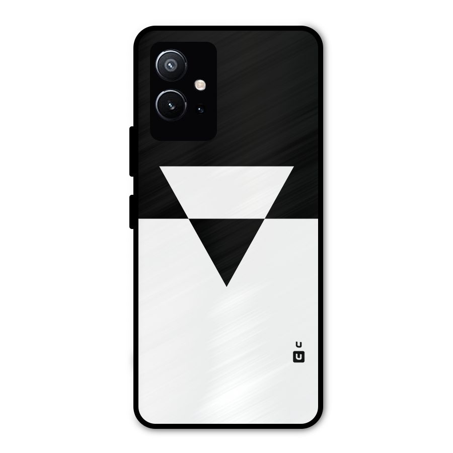 Minimal Triangle Metal Back Case for Vivo Y75 5G
