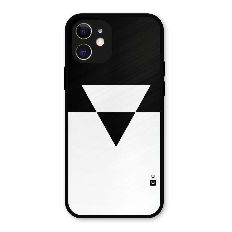 Minimal Triangle Metal Back Case for iPhone 12