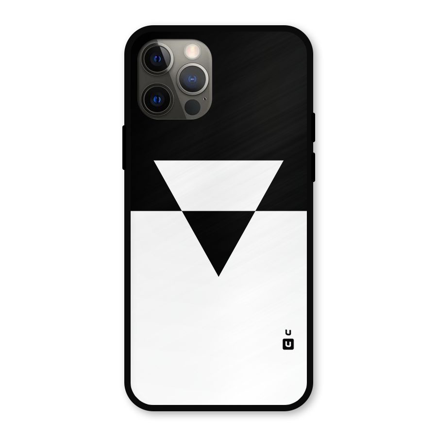 Minimal Triangle Metal Back Case for iPhone 12 Pro