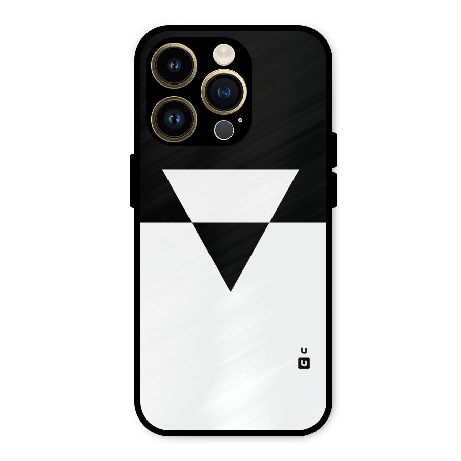 Minimal Triangle Metal Back Case for iPhone 14 Pro