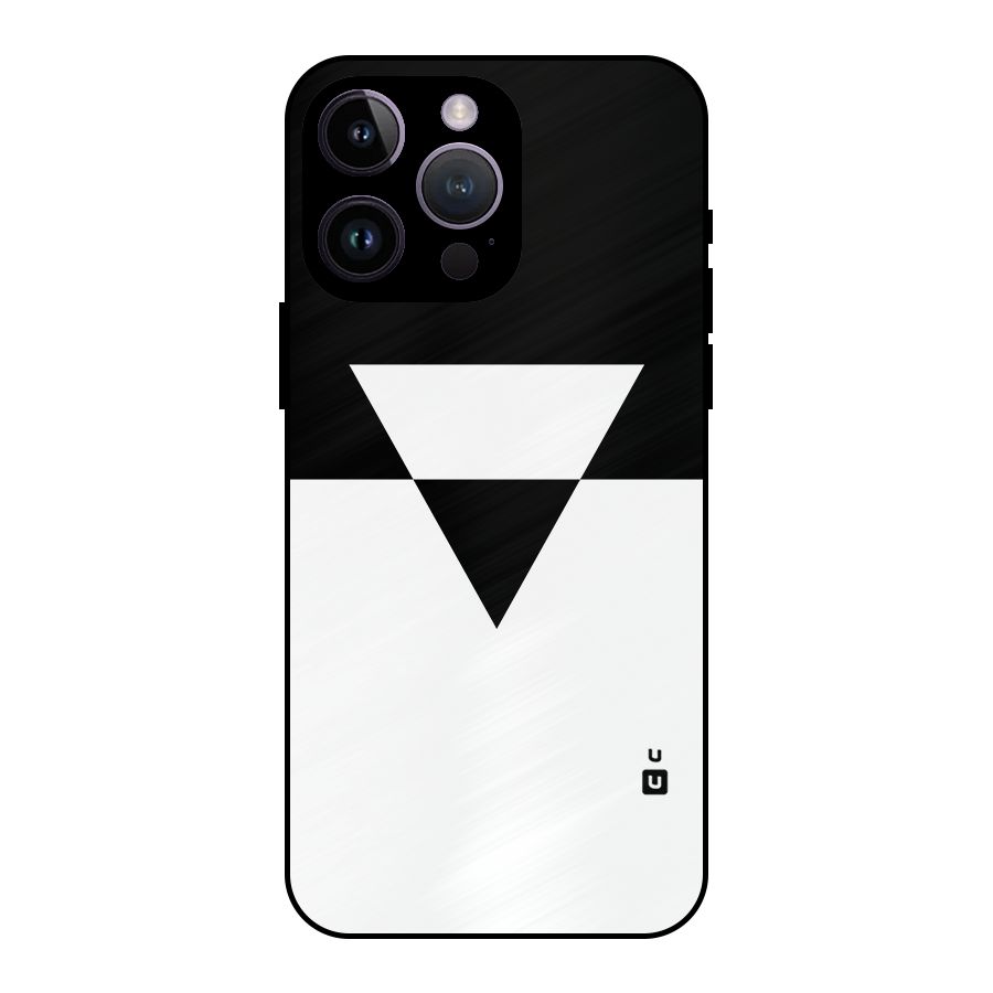 Minimal Triangle Metal Back Case for iPhone 14 Pro Max