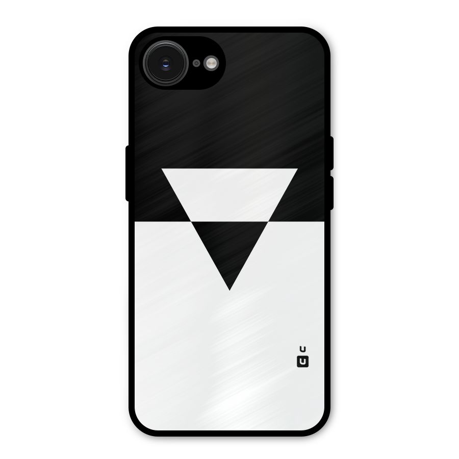 Minimal Triangle Metal Back Case for iPhone 16e