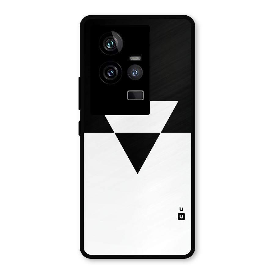 Minimal Triangle Metal Back Case for iQOO 11 5G
