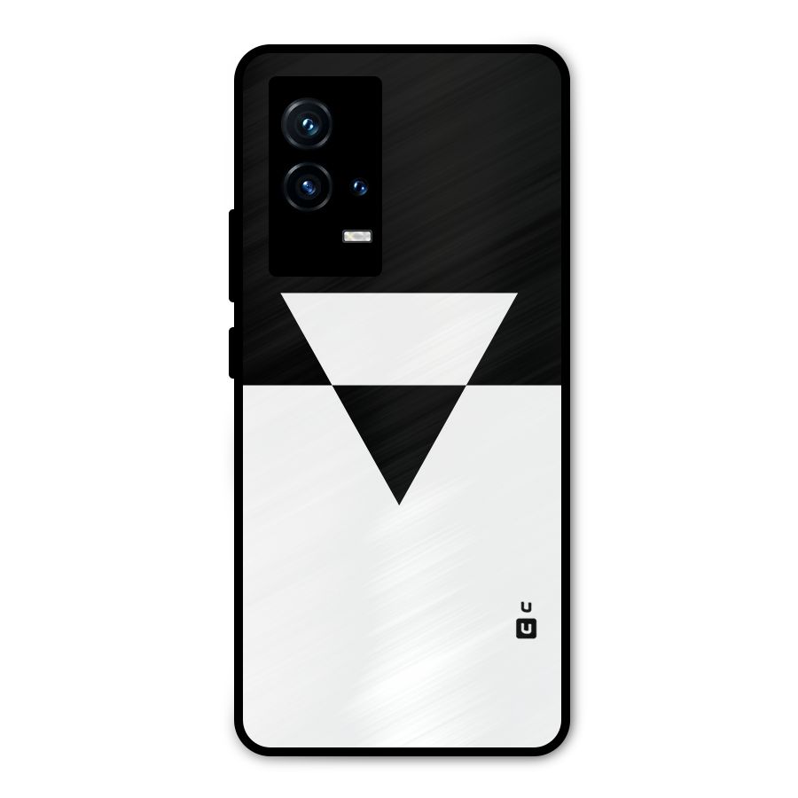 Minimal Triangle Metal Back Case for iQOO 9 5G