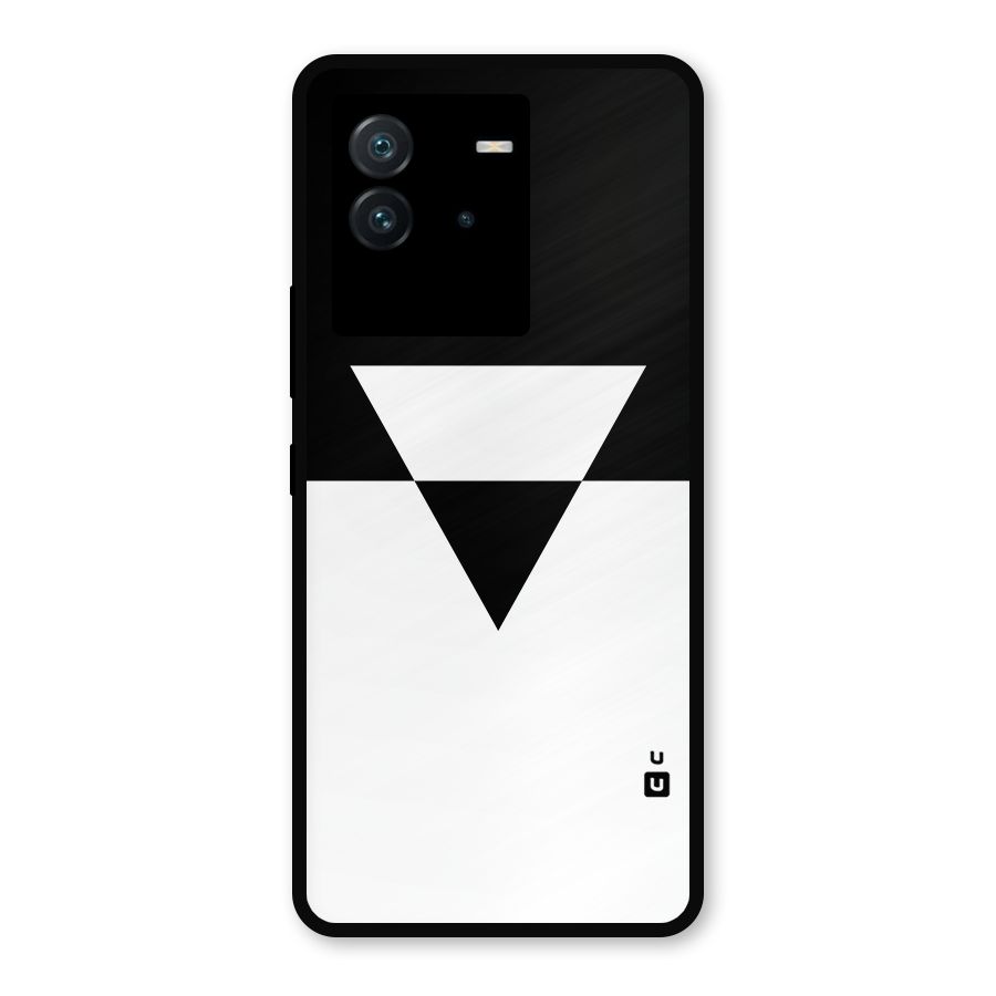 Minimal Triangle Metal Back Case for iQOO Neo 6 5G
