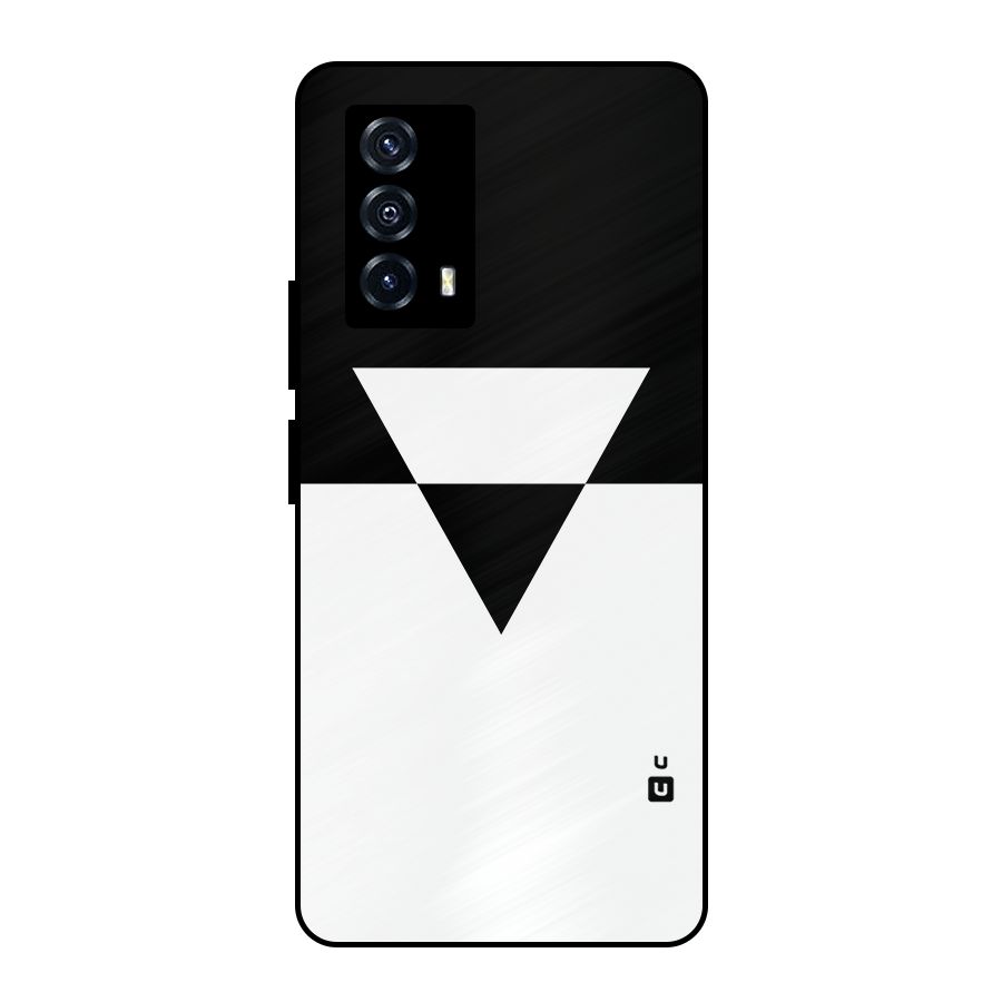 Minimal Triangle Metal Back Case for iQOO Z5