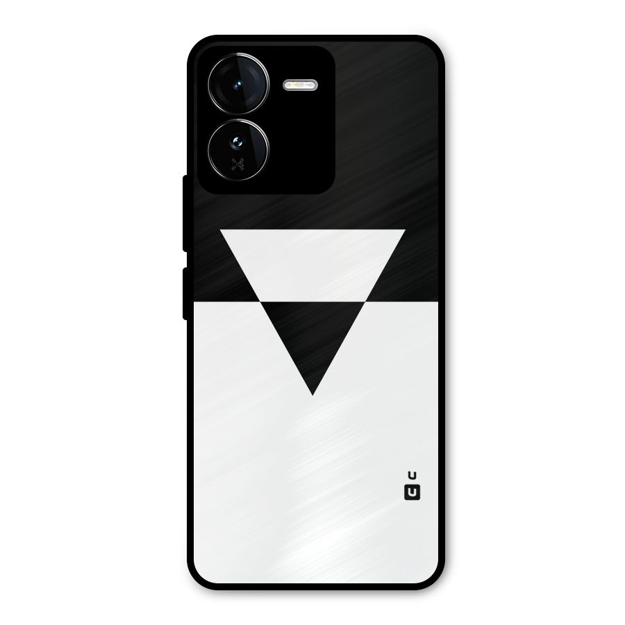 Minimal Triangle Metal Back Case for iQOO Z9