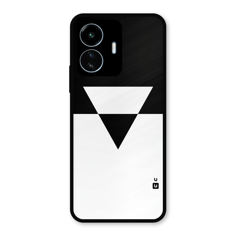 Minimal Triangle Metal Back Case for vivo iQOO Z6 Lite 5G